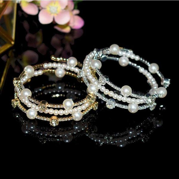 charm bracelets cute female white pearl bracelet bangle luxury gold silver color bracelet elegant round wedding bracelets for women r230701, Golden;silver
charm bracelets cute female white pearl bracelet bangle luxury gold silver color bracelet elegant round wedding bracelets for women r230701, Golden;silver