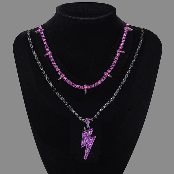 black panther hip hop necklace overlay dark wind superior alloy diamond lightning pendant set
black panther hip hop necklace overlay dark wind superior alloy diamond lightning pendant set