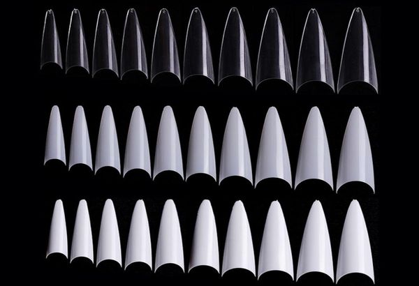 600pcspack stiletto sharp nail tips french acrylic false clearnatural pointy fake tip uv gel manicure nails art tool5099849, Red;gold
600pcspack stiletto sharp nail tips french acrylic false clearnatural pointy fake tip uv gel manicure nails art tool5099849, Red;gold