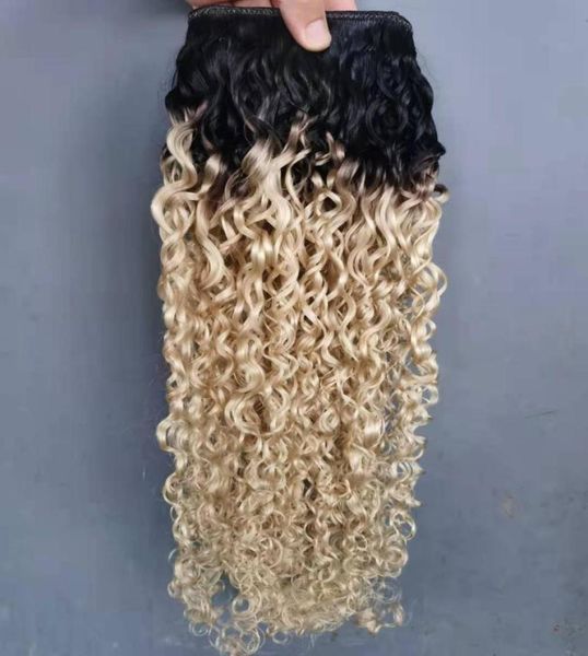 brazilian human virgin remy curly hair weft extensions ombre color blackblonde 613 100g one bundle5218226, Black
brazilian human virgin remy curly hair weft extensions ombre color blackblonde 613 100g one bundle5218226, Black