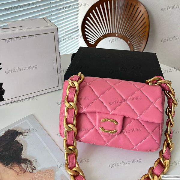 designer womens shoulder bag leather ringer flap flap seam hardware metal c buckle gold braided thick chain handbag underarm bags coin purse
designer womens shoulder bag leather ringer flap flap seam hardware metal c buckle gold braided thick chain handbag underarm bags coin purse