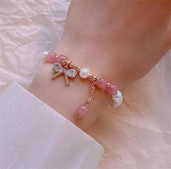 sweet pink freshwater pearl bracelet women039s strawberry crystal microinlaid zircon bow vintage wrist accessories beaded str5743069, Black
sweet pink freshwater pearl bracelet women039s strawberry crystal microinlaid zircon bow vintage wrist accessories beaded str5743069, Black