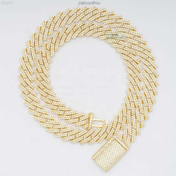 ready to ship 10mm pass diamond tester in stock iced out two row stone vvs moissanite cuban chain necklace, Silver
ready to ship 10mm pass diamond tester in stock iced out two row stone vvs moissanite cuban chain necklace, Silver