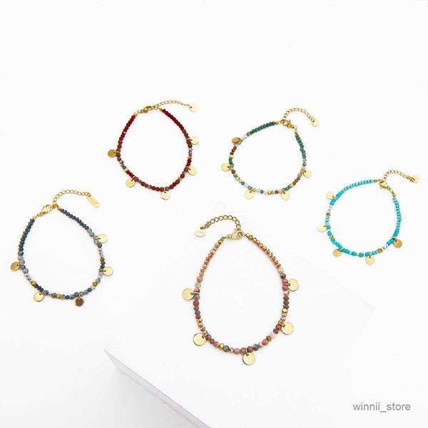 charm bracelets wild fashion stainless steel beaded bracelet colors round bracelet for women natural stone bracelets jewelry r230701, Golden;silver
charm bracelets wild fashion stainless steel beaded bracelet colors round bracelet for women natural stone bracelets jewelry r230701, Golden;silver