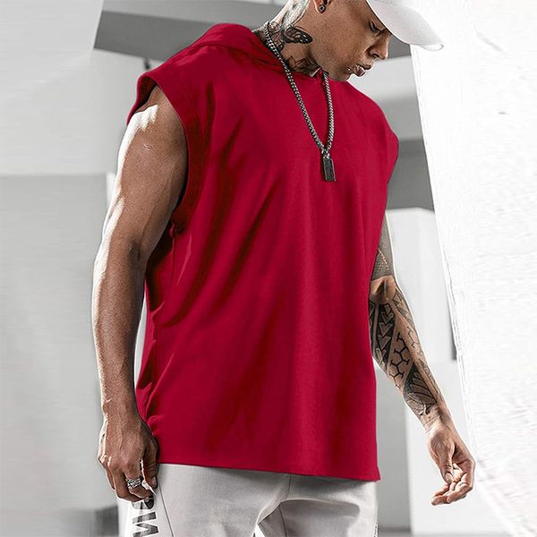 men' tank 2023 manspring summer casual mens' sleeveless fashion loose hooded vest pullover men clothing leisure cozy streetwear, White;black
men' tank 2023 manspring summer casual mens' sleeveless fashion loose hooded vest pullover men clothing leisure cozy streetwear, White;black
