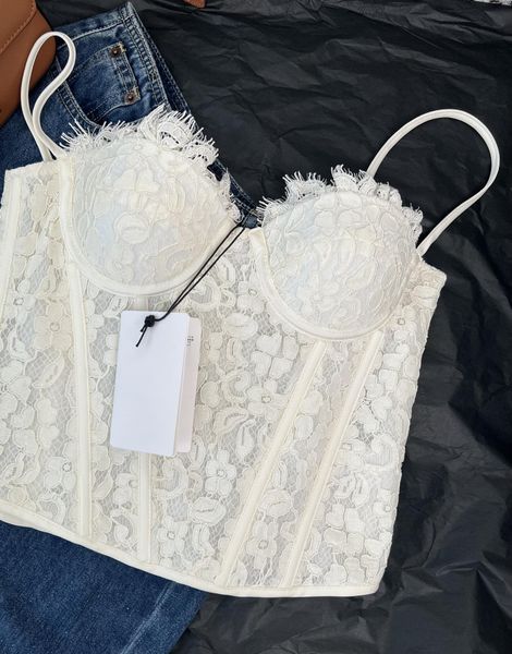 cel 2023 womens designer clothing summer new women t-shirt casual shirt designer fashion lace vest t shirt women designer mother's day, White