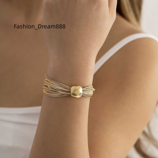 european and american fashion style fine jewelry bracelets bangles women multilayer chain bead necklace pulsera para mujeres, Silver
european and american fashion style fine jewelry bracelets bangles women multilayer chain bead necklace pulsera para mujeres, Silver
