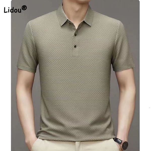 men's polos business office fashion poloneck shirt 2023 trend male clothes summer simplicity casual short sleeve tshirt pullovers 23063, White;black
men's polos business office fashion poloneck shirt 2023 trend male clothes summer simplicity casual short sleeve tshirt pullovers 23063, White;black