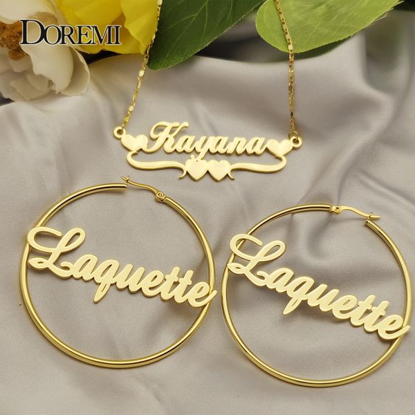 dangle chandelier doremi one name earrings and necklace set tile chain round regular hoops earrings custom letter hoop personalized name ear, Silver
dangle chandelier doremi one name earrings and necklace set tile chain round regular hoops earrings custom letter hoop personalized name ear, Silver