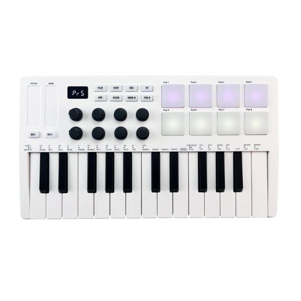 25-key mini usb midi keyboard controller - velocity sensitive keys, 8 rgb backlit pads, 8 knobs, m-vave portable midi control with enhanced
25-key mini usb midi keyboard controller - velocity sensitive keys, 8 rgb backlit pads, 8 knobs, m-vave portable midi control with enhanced