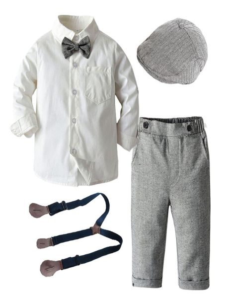 boys long sleeve clothes for 1 3 5 years toddler set hat shirt bow tie pants fashion party wedding handsome gentleman suit6060007, White
boys long sleeve clothes for 1 3 5 years toddler set hat shirt bow tie pants fashion party wedding handsome gentleman suit6060007, White