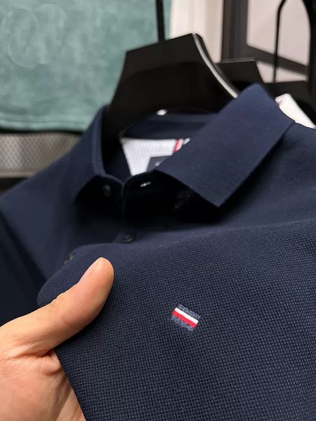 men's polos summer polo shirt casual high-end fashion solid color business lapel short sleeve men's embroidery 230630, White;black
men's polos summer polo shirt casual high-end fashion solid color business lapel short sleeve men's embroidery 230630, White;black