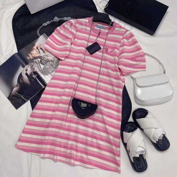 basic & casual dresses designer 23 spring/summer aging reduction lazy style contrast stripe round neck letter printing short sleeve t-shirt, Black;gray
basic & casual dresses designer 23 spring/summer aging reduction lazy style contrast stripe round neck letter printing short sleeve t-shirt, Black;gray