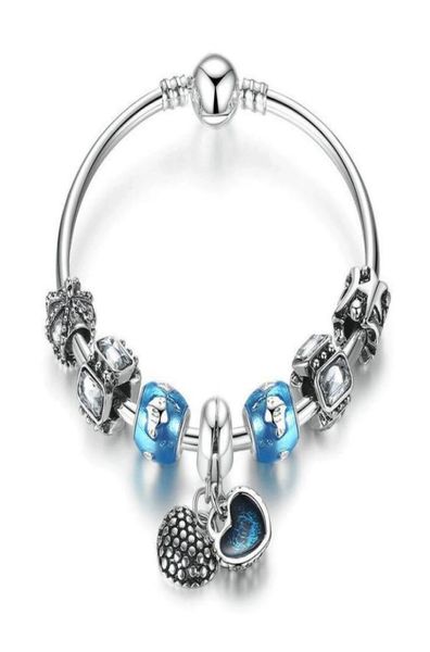 lycorissmart silver plated heart charm bracelets pendant blue beads love bangles for women jewelry bangle4693642, Black
lycorissmart silver plated heart charm bracelets pendant blue beads love bangles for women jewelry bangle4693642, Black