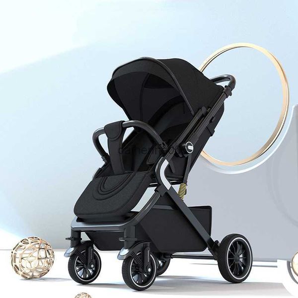 high landscape shock absorption baby stroller portable travel folding prams sit and lie down in both directions baby carriage l230625
high landscape shock absorption baby stroller portable travel folding prams sit and lie down in both directions baby carriage l230625