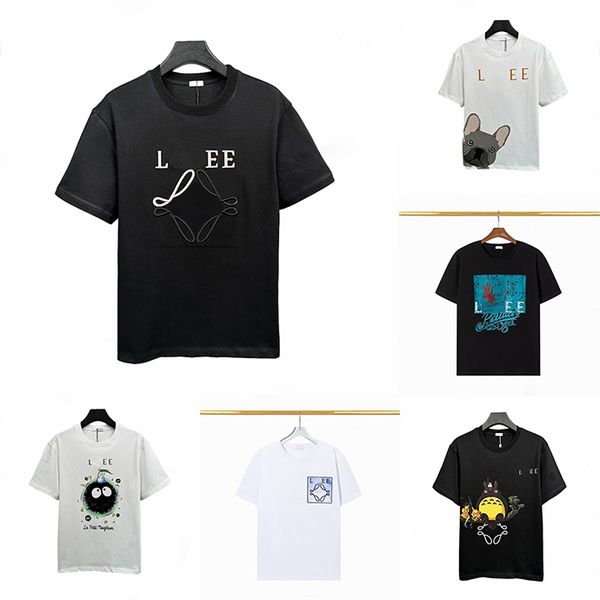 summer mens designer graphic t shirt womens tshirts with loewees letters print short sleeves shirts men loose oversize street tees loose tre, White;black
summer mens designer graphic t shirt womens tshirts with loewees letters print short sleeves shirts men loose oversize street tees loose tre, White;black
