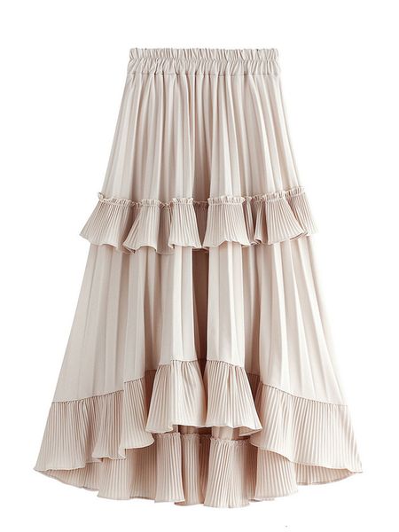 two piece dress ohryiyie beige white vintage ruffle midi long a-line skirt women autumn winter high waist irregular all-match skirts female
two piece dress ohryiyie beige white vintage ruffle midi long a-line skirt women autumn winter high waist irregular all-match skirts female