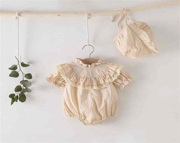 8159 baby clothes born girl romper with hat summer stand collar ruffles toddler outfit 2106214710796, Blue
8159 baby clothes born girl romper with hat summer stand collar ruffles toddler outfit 2106214710796, Blue