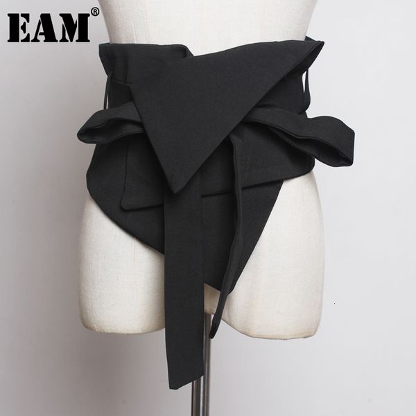 belts eam black cloth asymmetrical bow bandage wide belt personality women fashion allmatch spring autumn 1a778 230630, Black;brown
belts eam black cloth asymmetrical bow bandage wide belt personality women fashion allmatch spring autumn 1a778 230630, Black;brown