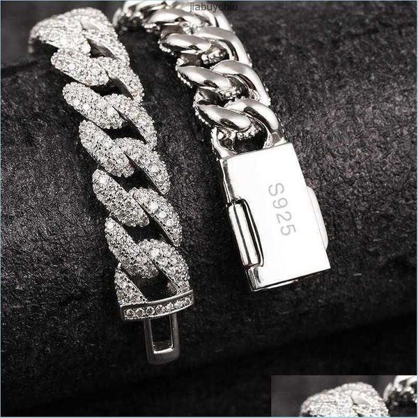 pendant necklaces 18inch 10mm 925 sterling sier setting iced out moissanite diamond hip hop cuban link chain miami necklace jewelry d dhhj4, Silver
pendant necklaces 18inch 10mm 925 sterling sier setting iced out moissanite diamond hip hop cuban link chain miami necklace jewelry d dhhj4, Silver