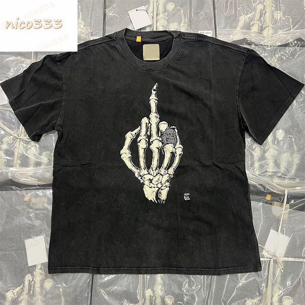 23ss new ga depts skeleton finger letters printed washed and old cotton round neck loose casual versatile men women large size short sleeve, White;black
23ss new ga depts skeleton finger letters printed washed and old cotton round neck loose casual versatile men women large size short sleeve, White;black