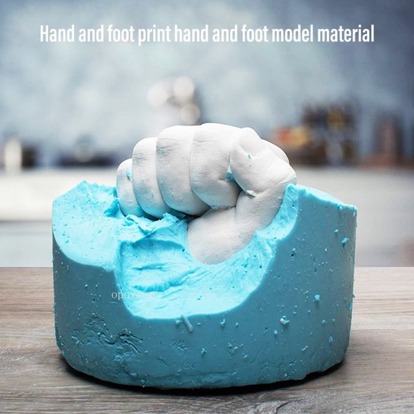 keepsakes diy hand foot print mold for baby souvenir plaster casting kit couples wedding accessories home decor gifts 230701
keepsakes diy hand foot print mold for baby souvenir plaster casting kit couples wedding accessories home decor gifts 230701