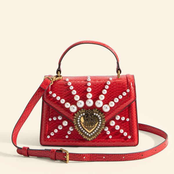 shoulder bag fashion shoulder bag mature women's mother gift with pearls and gift box 230426
shoulder bag fashion shoulder bag mature women's mother gift with pearls and gift box 230426