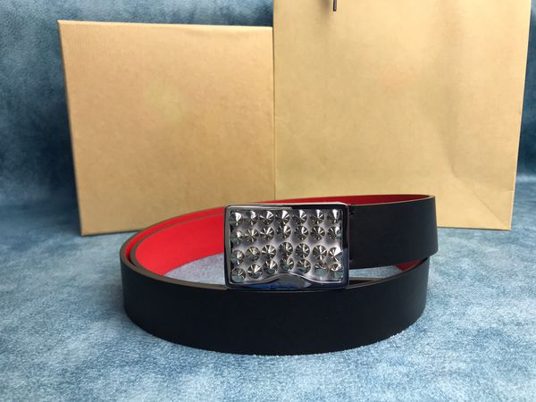 red sole mens premium quality belt 40mm luxury brand designer womens belt both sides can be made of real cowhide only selling leather belts, Black;brown
red sole mens premium quality belt 40mm luxury brand designer womens belt both sides can be made of real cowhide only selling leather belts, Black;brown