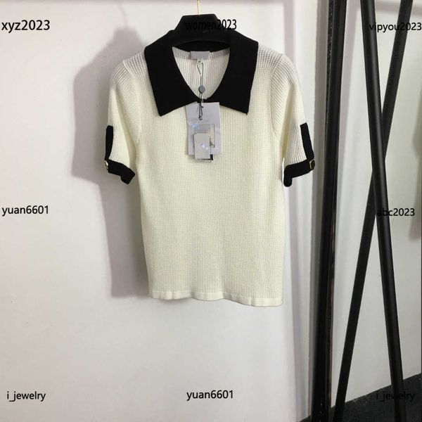 womens designer clothing girl knit fashion pullover short sleeved lapel sweater knitwear luxurious #multiple product, White
womens designer clothing girl knit fashion pullover short sleeved lapel sweater knitwear luxurious #multiple product, White