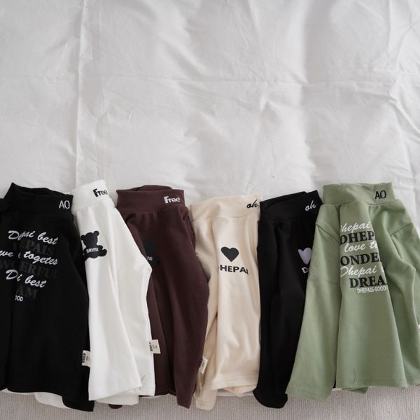 clothing sets boys and girls autumn winter base shirt children's casual letter half high neck long sleeve kids clothes 230630, White
clothing sets boys and girls autumn winter base shirt children's casual letter half high neck long sleeve kids clothes 230630, White
