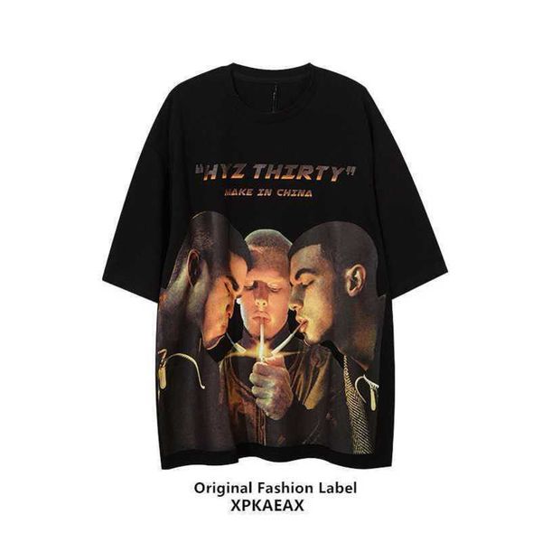 stussys original fashion brand hd portrait print t-shirt made of pure cotton half sleeve american street retro short sleeve men, White;black
stussys original fashion brand hd portrait print t-shirt made of pure cotton half sleeve american street retro short sleeve men, White;black