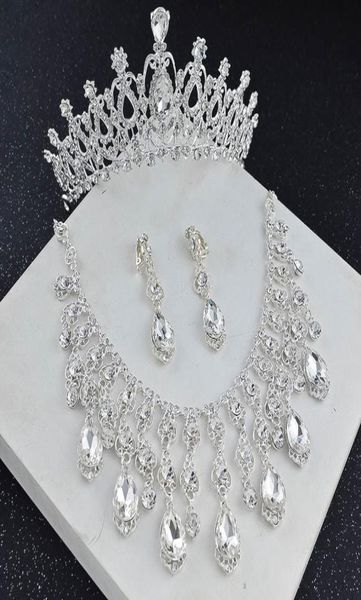 vintage 2022 crystal silver bridal crown jewelry necklace earring sets women wedding accessories set formal events weardress2999568, White
vintage 2022 crystal silver bridal crown jewelry necklace earring sets women wedding accessories set formal events weardress2999568, White