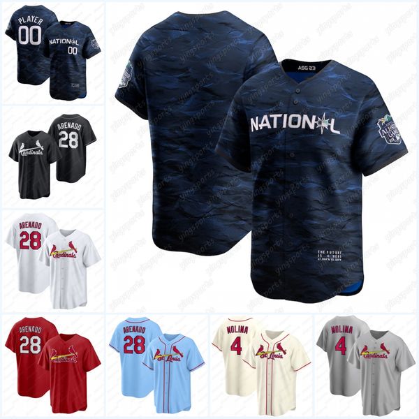 all star games#28 nolan arenado baseball jersey 18 walker willson contreras paul goldschmidt donovan romero andrew knizner dejong gorman bro, Blue;black
all star games#28 nolan arenado baseball jersey 18 walker willson contreras paul goldschmidt donovan romero andrew knizner dejong gorman bro, Blue;black