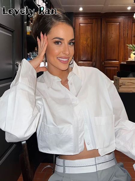 women's blouses shirts 2023 summer cropped for women y2k long sleeve pocket office lady classical sunscreen blouse female basic chic 2, White
women's blouses shirts 2023 summer cropped for women y2k long sleeve pocket office lady classical sunscreen blouse female basic chic 2, White