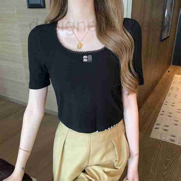 women's t-shirt designer letter printed large u-neck exposed collarbone women's short sleeved t-shirt cut navel slimming bottom mx, White
women's t-shirt designer letter printed large u-neck exposed collarbone women's short sleeved t-shirt cut navel slimming bottom mx, White