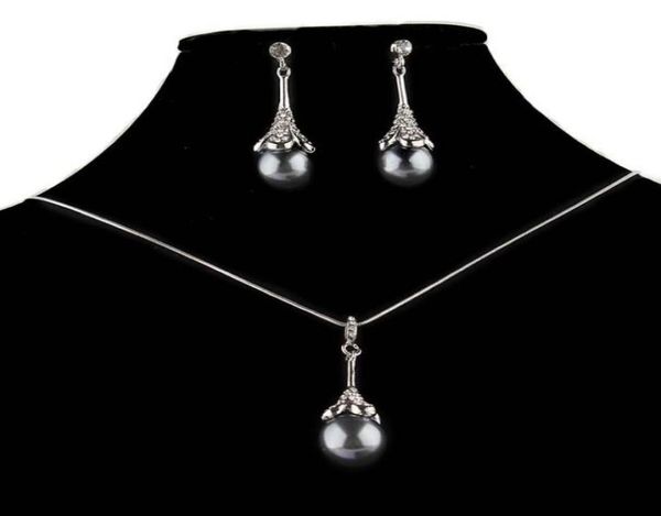 women039s fashion 18k platinum plated imitation pearl austrian crystal necklace earrings wedding jewelry sets gift1803217, Silver
women039s fashion 18k platinum plated imitation pearl austrian crystal necklace earrings wedding jewelry sets gift1803217, Silver