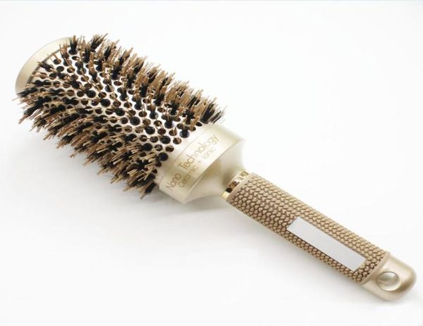 ceramic alunimium hair round brush with boar bristle hair gold hairdressing round brush for barber 4 sizes styling comb8662327, Silver
ceramic alunimium hair round brush with boar bristle hair gold hairdressing round brush for barber 4 sizes styling comb8662327, Silver