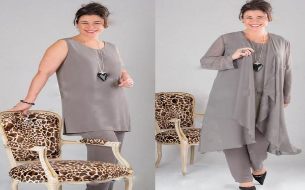 elegant gray plus size mother of the bride pant suits with jacket chiffon 3 pieces formal pant suits for women mother bride gowns1236614, Black;red
elegant gray plus size mother of the bride pant suits with jacket chiffon 3 pieces formal pant suits for women mother bride gowns1236614, Black;red