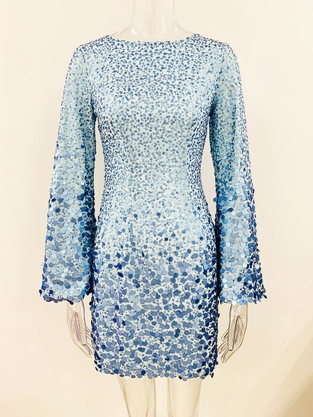 urban dresses high street est 2023 designer fashion women's slim fitting flare sleeve shimmer sequined beading chiffon dress 230630, White;black
urban dresses high street est 2023 designer fashion women's slim fitting flare sleeve shimmer sequined beading chiffon dress 230630, White;black