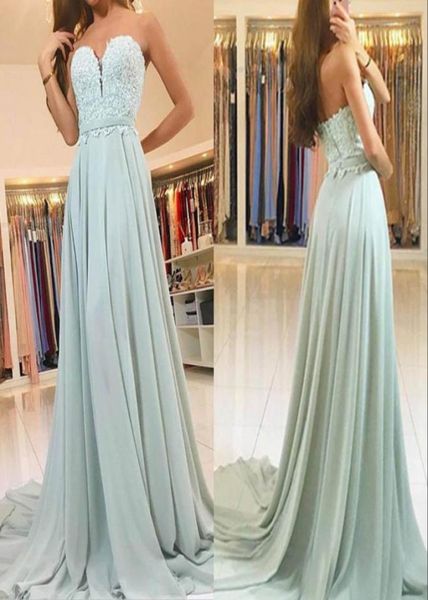rusty sage green chiffon long bridesmaid dresses 2019 a line sweetheart lace appliques floor length maid of honor wedding guest dr6801502, White;pink
rusty sage green chiffon long bridesmaid dresses 2019 a line sweetheart lace appliques floor length maid of honor wedding guest dr6801502, White;pink