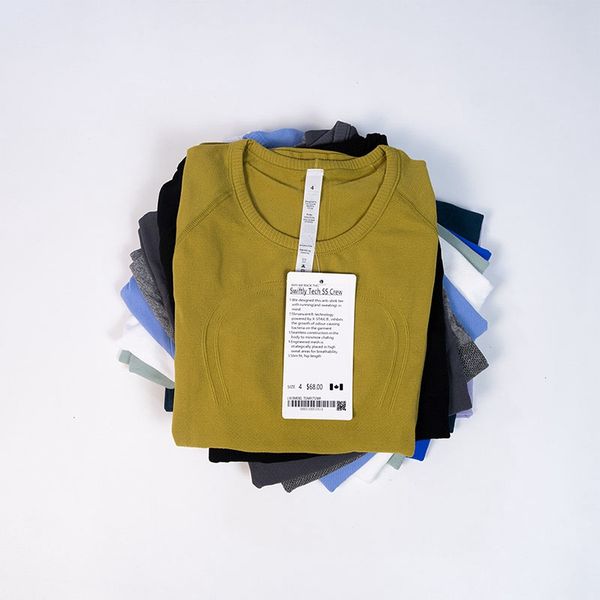 lu-008 short sleeve sport fitness yoga lu shirt women elasticity crew neck quick dry breathable workout running t-shirts lulemon
lu-008 short sleeve sport fitness yoga lu shirt women elasticity crew neck quick dry breathable workout running t-shirts lulemon