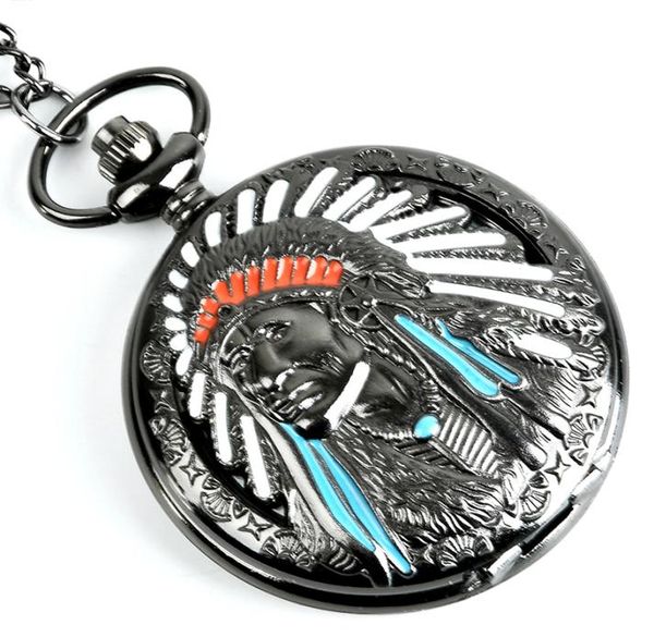 3d tribal leather justice quartz pocket watch indian head engrave flip necklace chain clock men watches fob chain male reloj de bo1028960, Slivery;golden
3d tribal leather justice quartz pocket watch indian head engrave flip necklace chain clock men watches fob chain male reloj de bo1028960, Slivery;golden