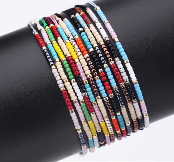 bohemian handmade diy miyuki seed bead bracelet with adjustable rope4254650, Golden;silver
bohemian handmade diy miyuki seed bead bracelet with adjustable rope4254650, Golden;silver