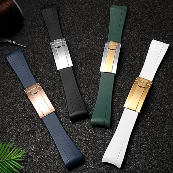 rubber watch strap for rolex wristband 20mm 21mm black blue curved end waterproof silicon watches band bracelet 220617, Black;brown
rubber watch strap for rolex wristband 20mm 21mm black blue curved end waterproof silicon watches band bracelet 220617, Black;brown