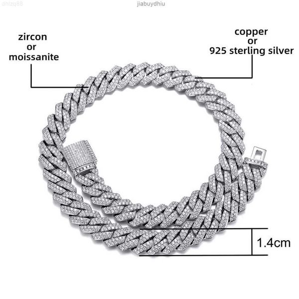 luxury customized s925 silver cuban chain 15mm baguette moissanite diamond hip hop link necklace bracelet
luxury customized s925 silver cuban chain 15mm baguette moissanite diamond hip hop link necklace bracelet