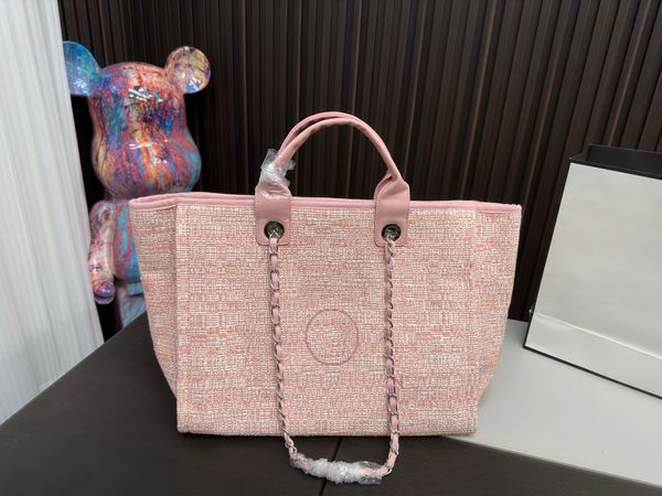 tz fashion women's beach bag shoulder bag canvas designer bag shopping bag with silver chain luxury handbag travel bag handbag tote bag
tz fashion women's beach bag shoulder bag canvas designer bag shopping bag with silver chain luxury handbag travel bag handbag tote bag