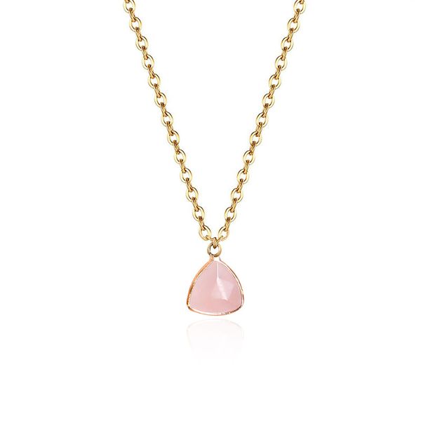 copper gold edged triangle natural stone pendant rose quartzs crystal amethyst necklace for women jewelry gift, Silver
copper gold edged triangle natural stone pendant rose quartzs crystal amethyst necklace for women jewelry gift, Silver