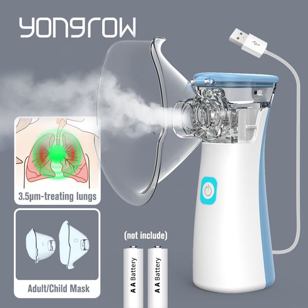 other health beauty items yongrow silent mesh nebulizer handheld asthma inhaler atomizer children care mini portable humidifier 230701