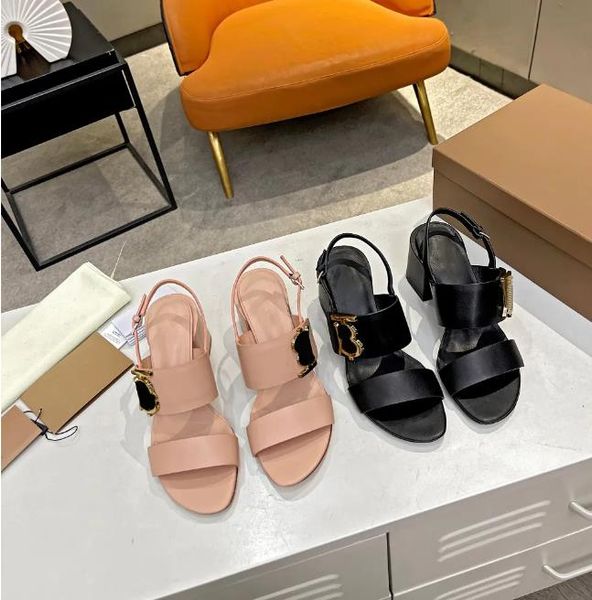 designer leather high heels luxury women's sandals fine buckle lace-up high heels motif leather block-heel sandals, Black
designer leather high heels luxury women's sandals fine buckle lace-up high heels motif leather block-heel sandals, Black