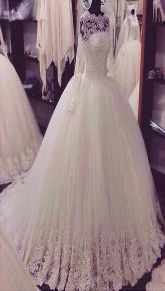 2020 real pos a line wedding dresses with sheer long sleeves lace appliques sweep train bridal gowns for garden country w3055281, White
2020 real pos a line wedding dresses with sheer long sleeves lace appliques sweep train bridal gowns for garden country w3055281, White